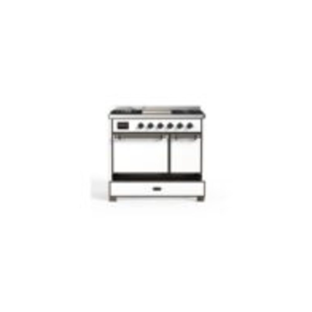 ILVE UMD10F Majestic II 40 inch Dual Fuel Range with 6 Burners, Griddle