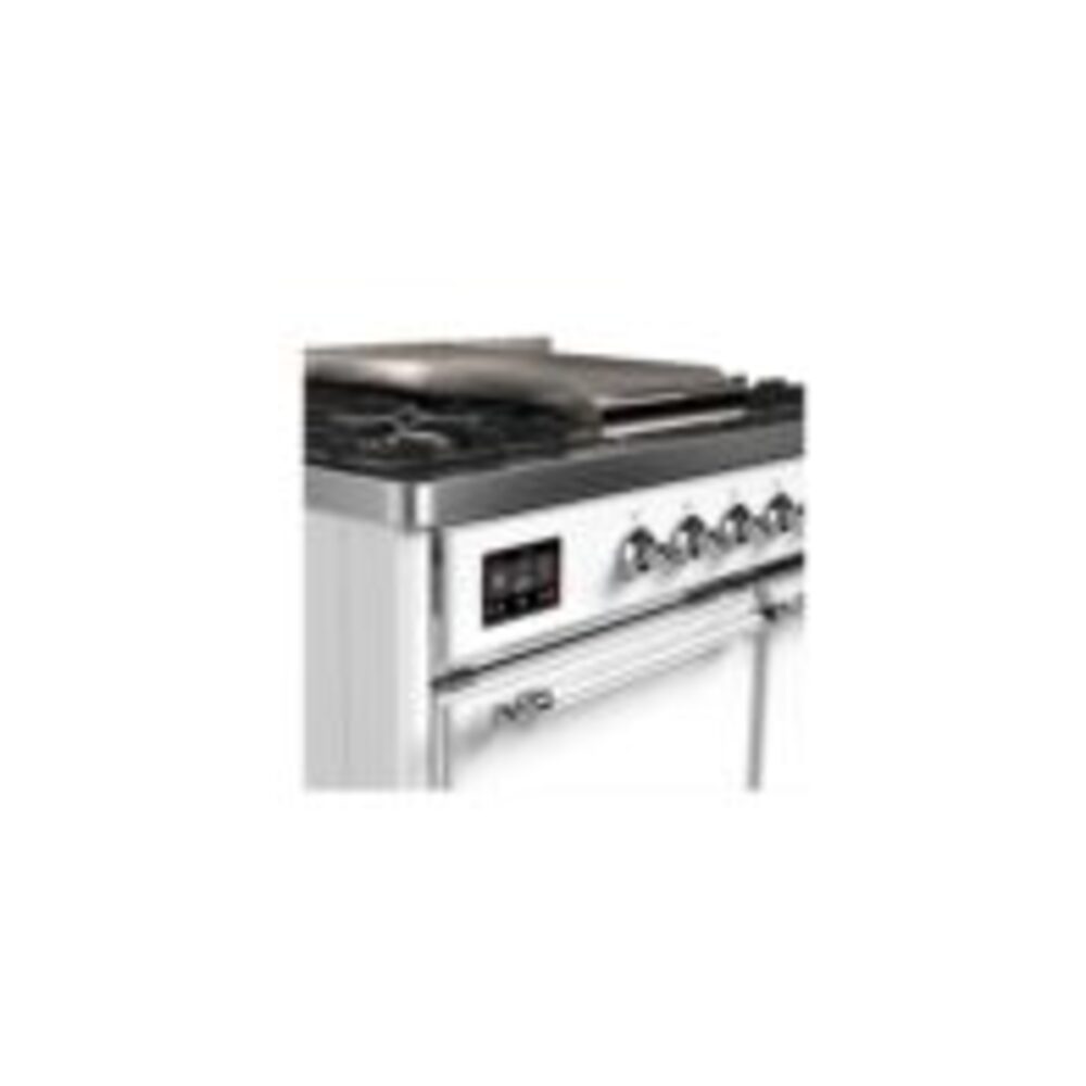 ILVE_UMD10FDQNS3WHCLP_Majestic_II_40"_Dual_Fuel_Range_Front_View