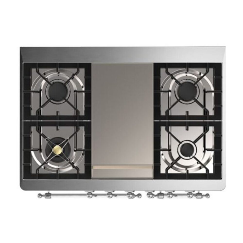 ILVE UMD10F Majestic II 40 inch Dual Fuel Range with 6 Burners, Griddle