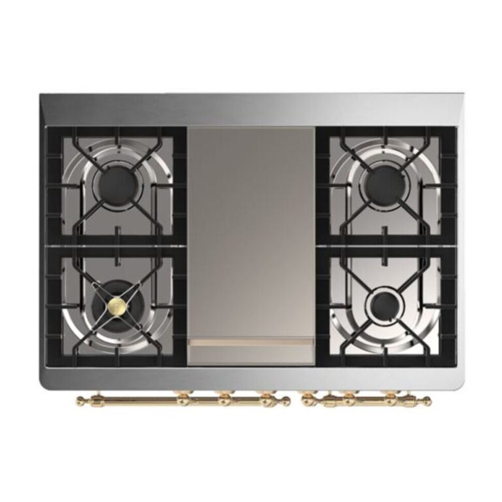 ILVE UMD10F Majestic II 40 inch Dual Fuel Range with 6 Burners, Griddle