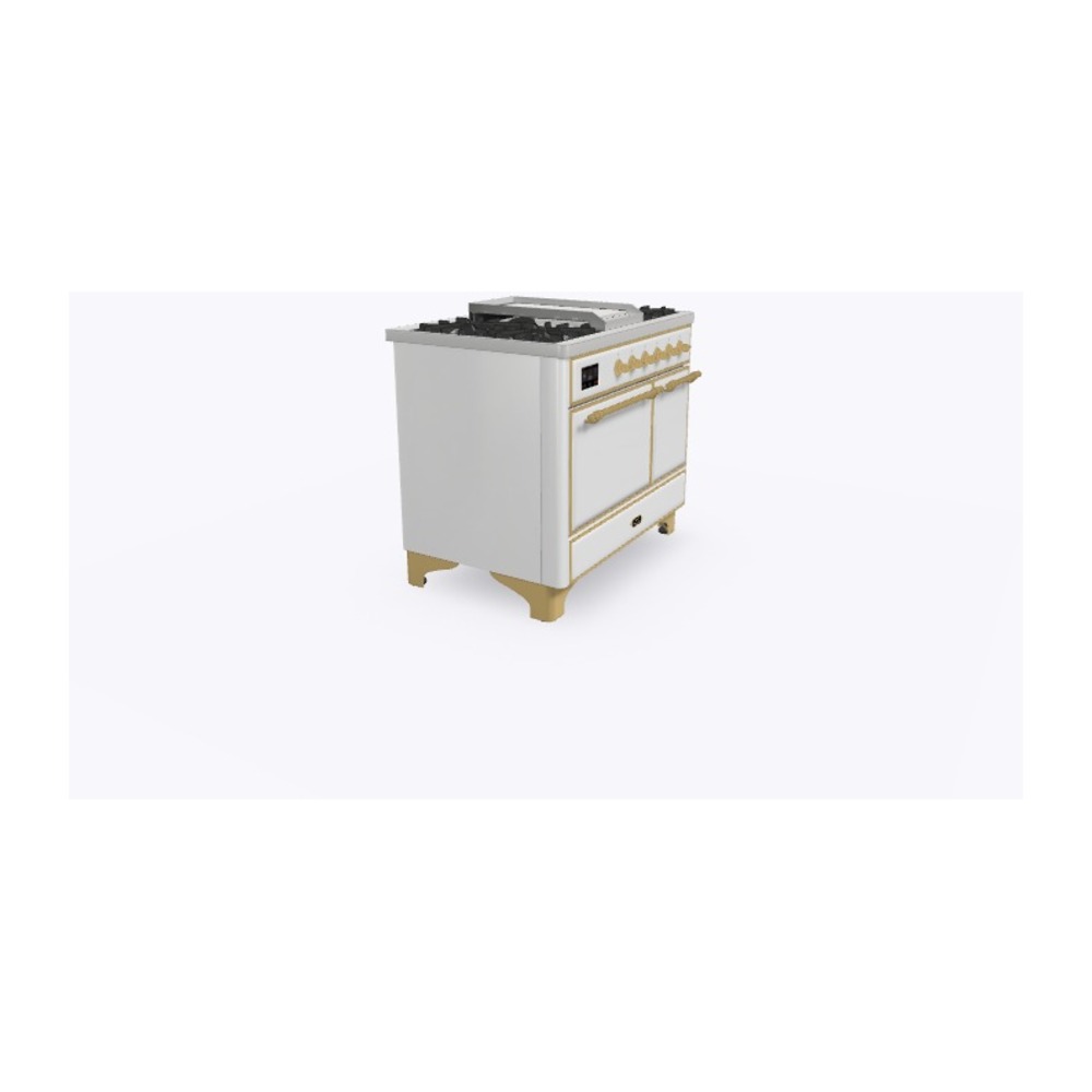 ILVE_UMD10FDQNS3WHG_Majestic_II_40"_Dual_Fuel_Range_Left_Angle