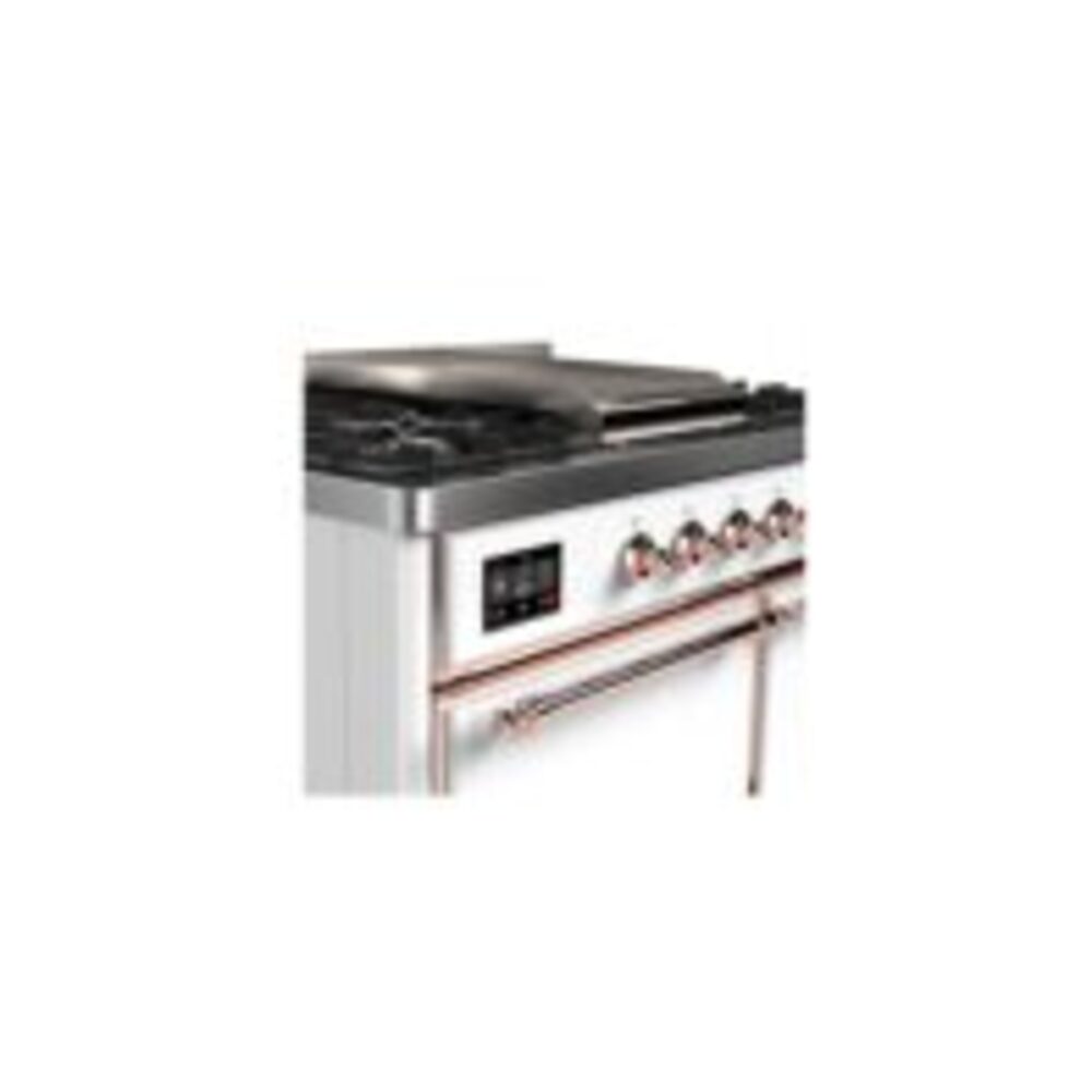 ILVE_UMD10FDQNS3WHPLP_Majestic_II_40"_Dual_Fuel_Range_Front_View