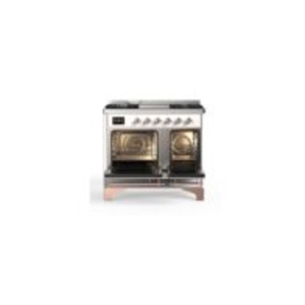 ILVE_UMD10FDQNS3WHPLP_Majestic_II_40"_Dual_Fuel_Range_Top_Angle