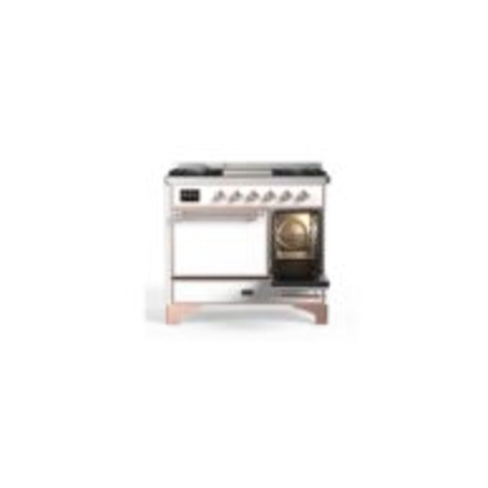 ILVE_UMD10FDQNS3WHPLP_Majestic_II_40"_Dual_Fuel_Range_Right_Angle