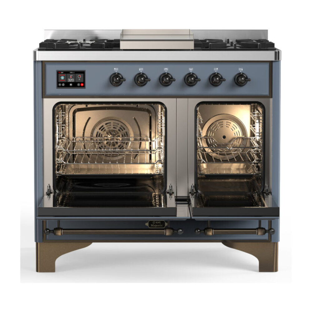 ILVE-UMD40FNR3BGBLP-Double Oven Open View