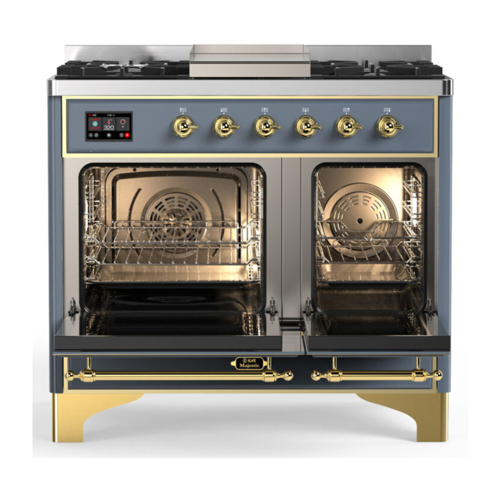 ILVE-UMD40FNR3BGG-Double Oven Open View