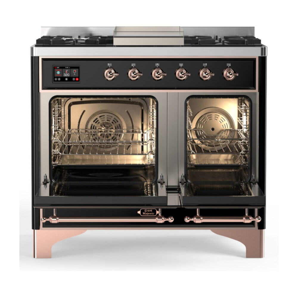ILVE-UMD40FNR3BKPLP-Double Oven Open View