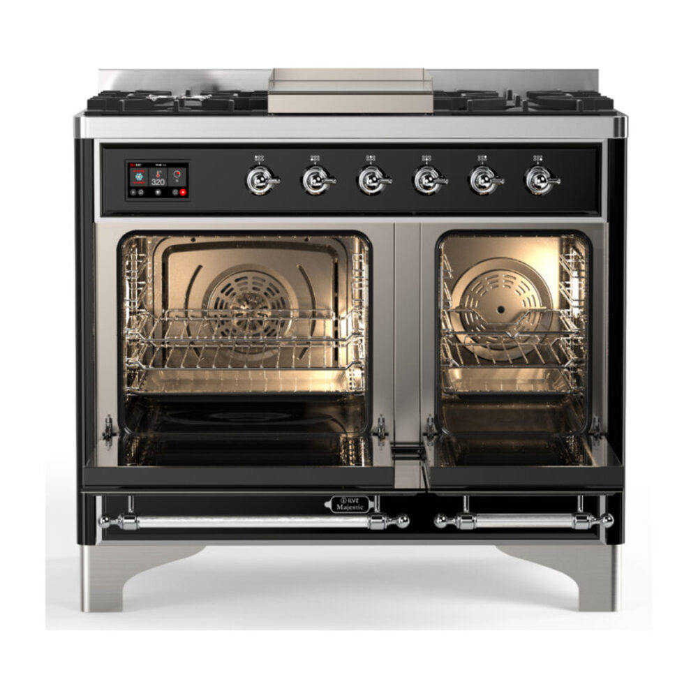 ILVE-UMD40FNR3MGCLP-Double Oven Open View
