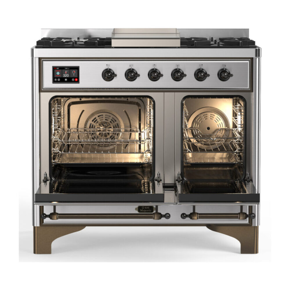 ILVE-UMD40FNR3SSBLP-Double Oven Open View