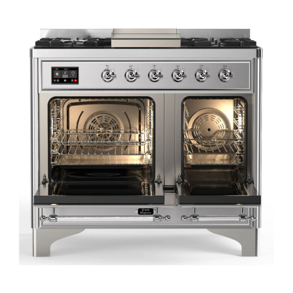 ILVE-UMD40FNR3SSCLP-Double Oven Open View