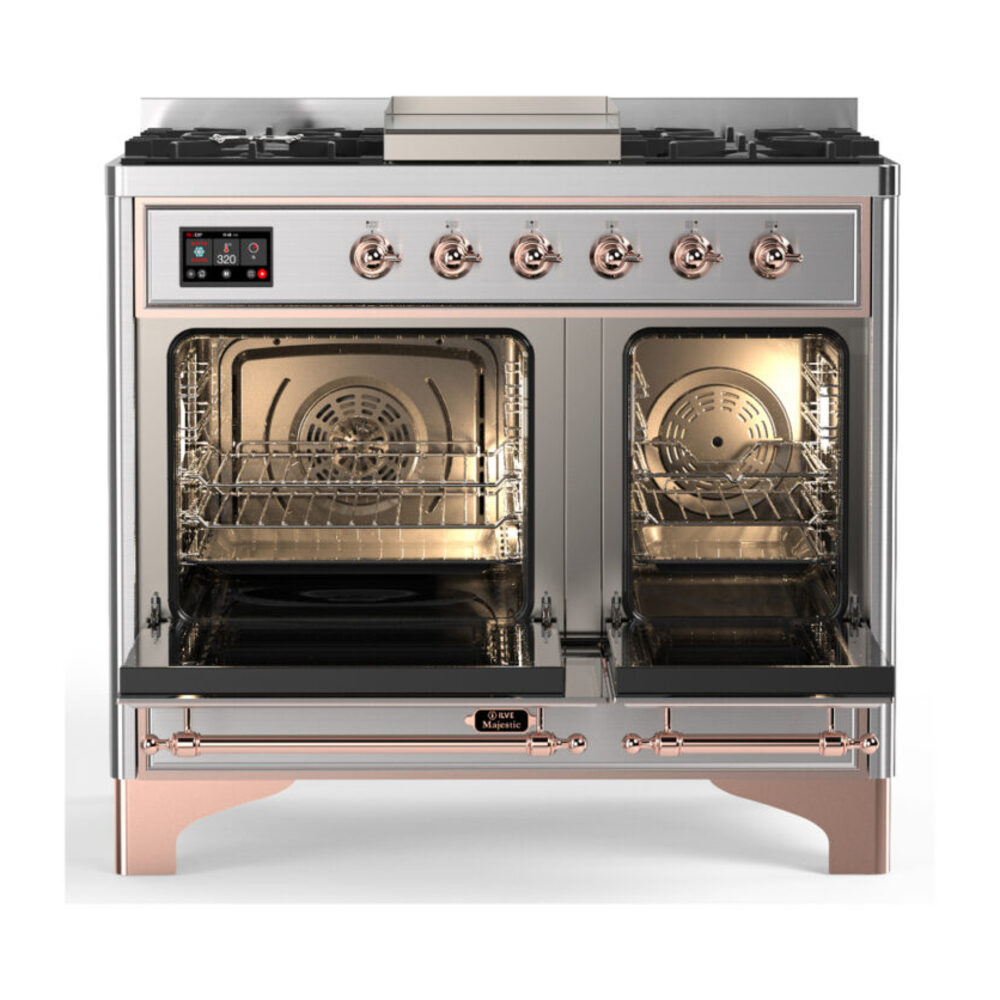 ILVE-UMD40FNR3SSPLP-Double Oven Open View