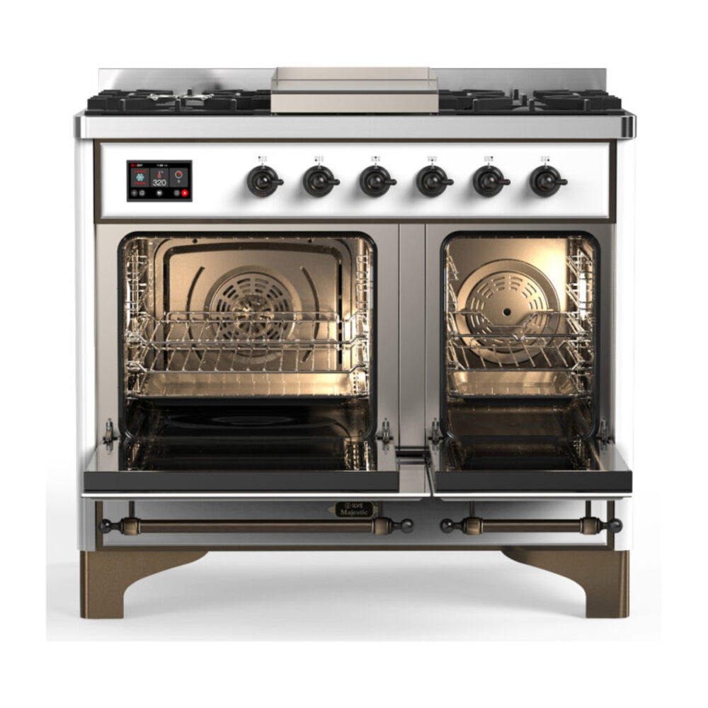ILVE-UMD40FNR3WHB-Double Oven Open View
