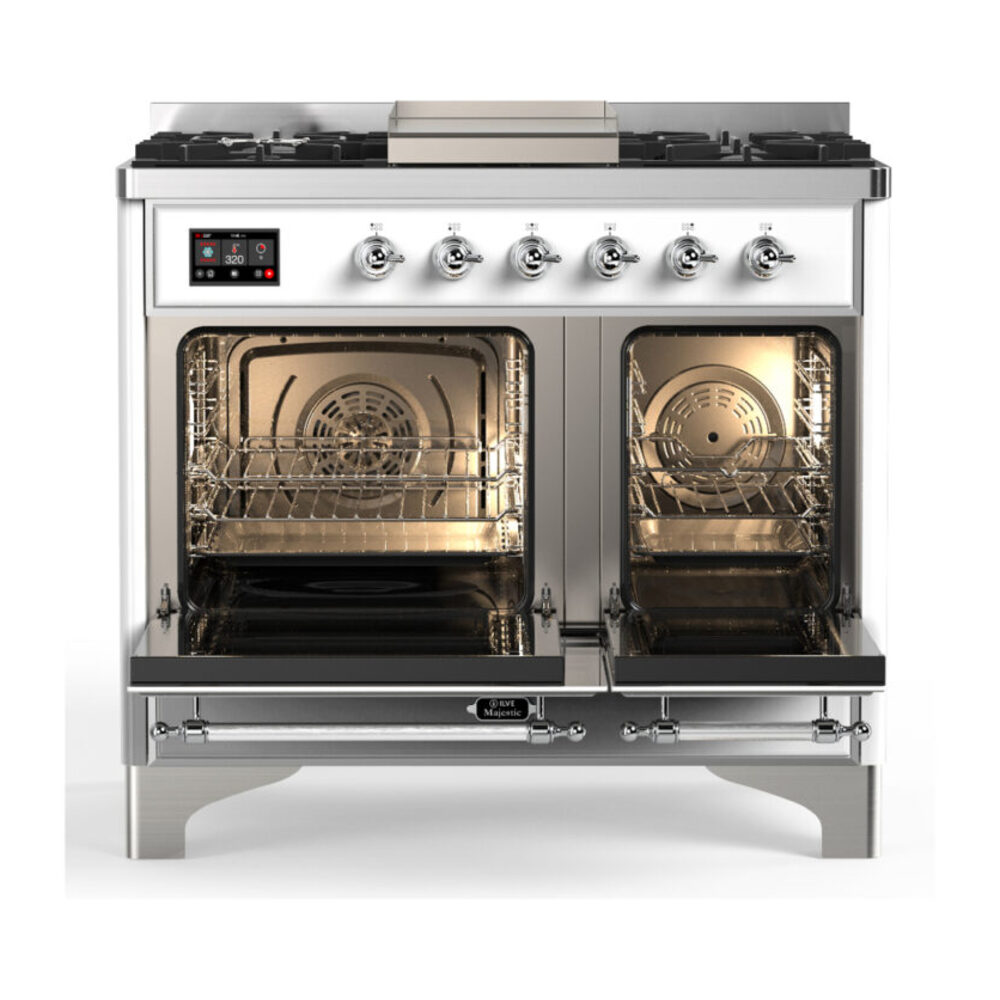 ILVE-UMD40FNR3WHC-Double Oven Open View