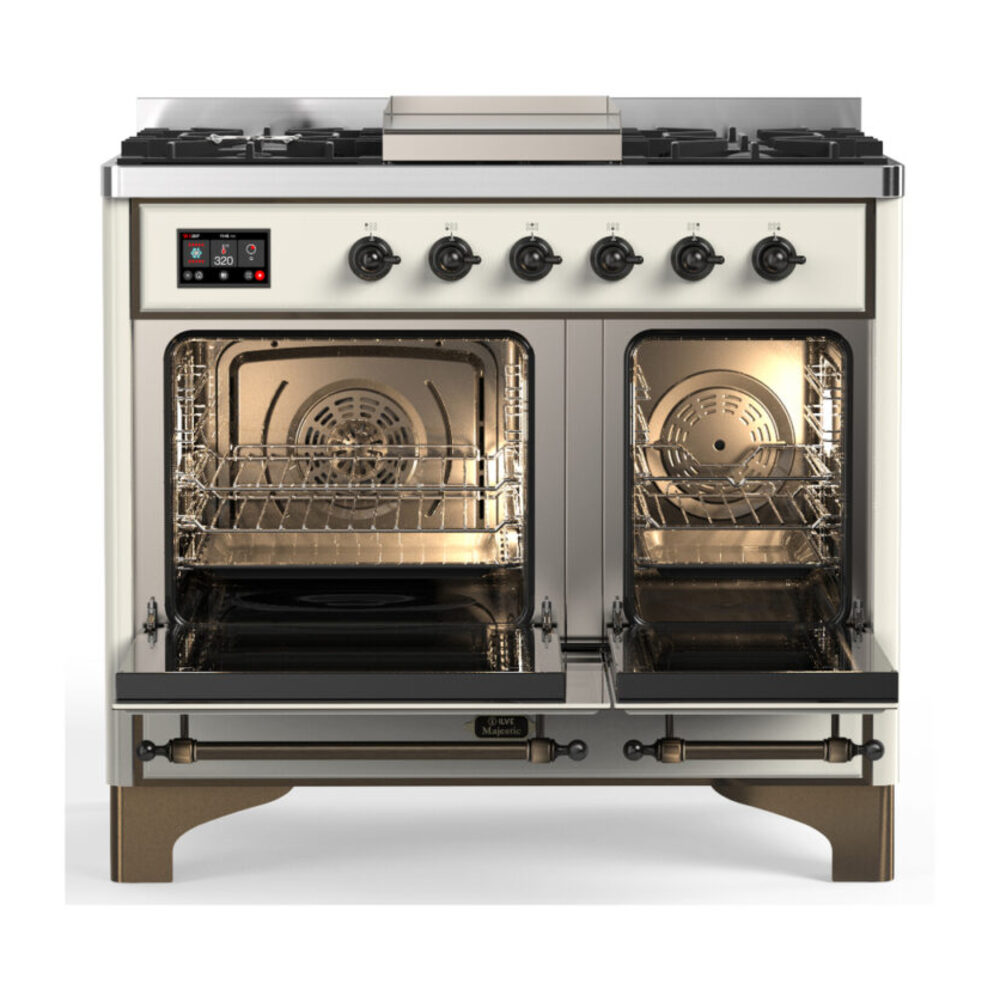 ILVE-UMD40FQNR3AWBLP-Double Oven Open View