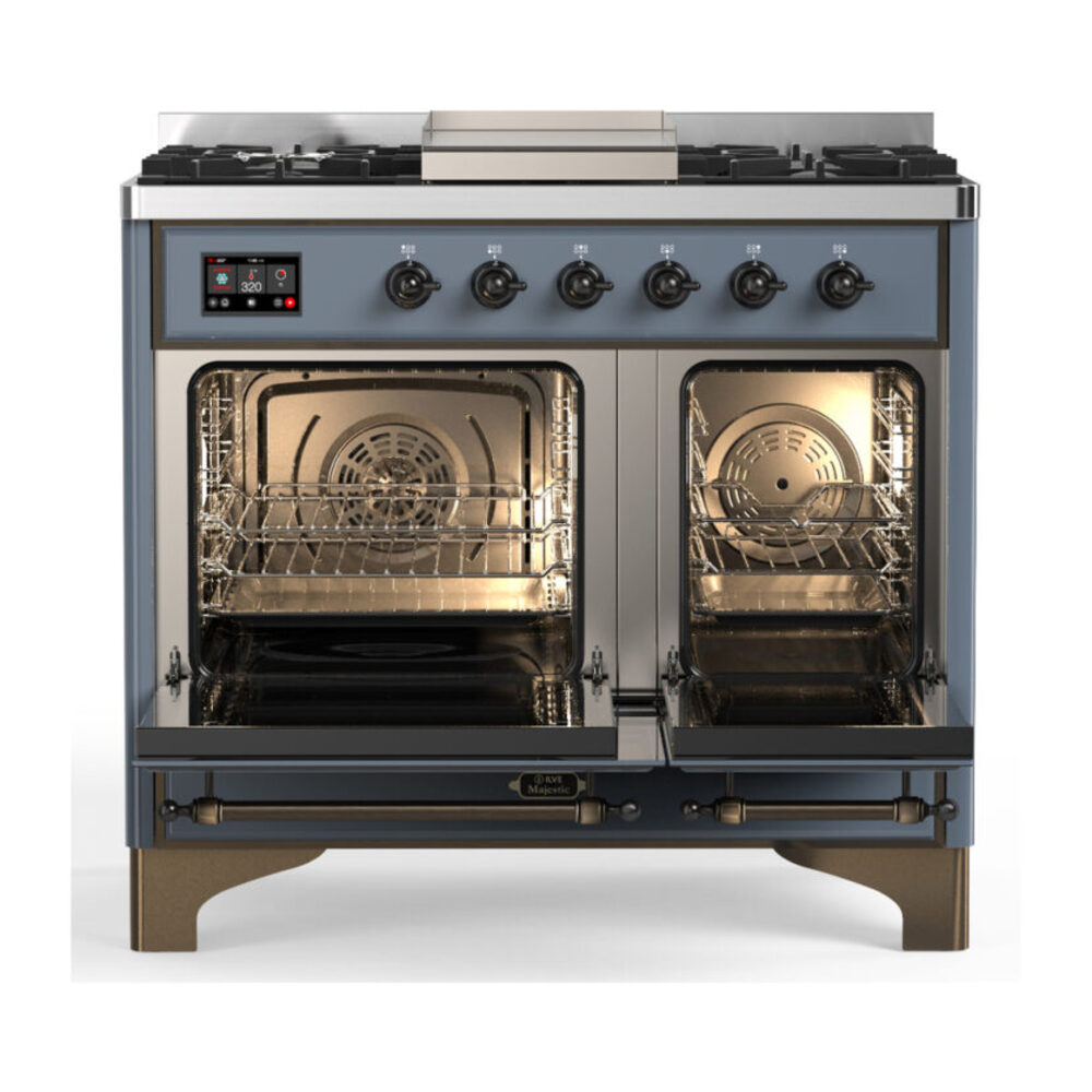 ILVE-UMD40FQNR3BGB-Double Oven Open View
