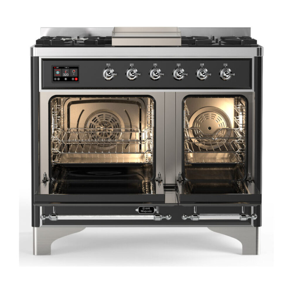 ILVE-UMD40FQNR3BKC-Double Oven Open View