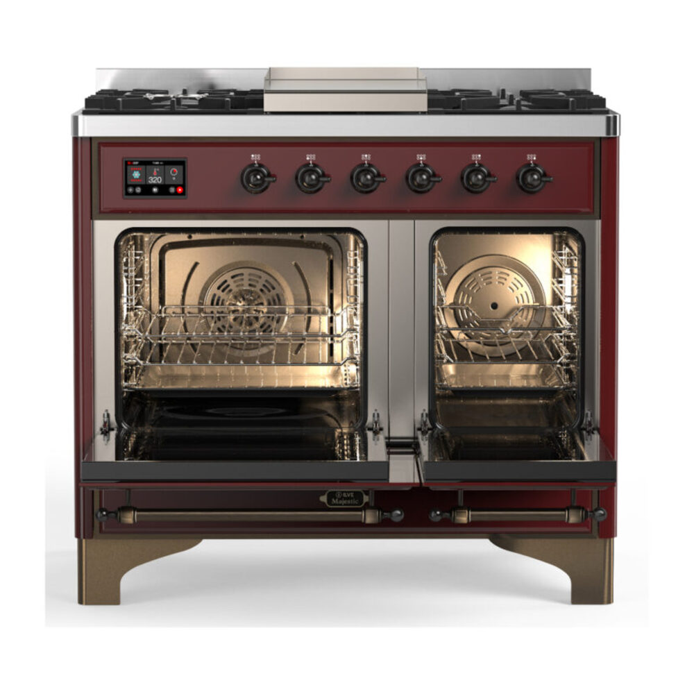 ILVE-UMD40FQNR3BUB-Double Oven Open View