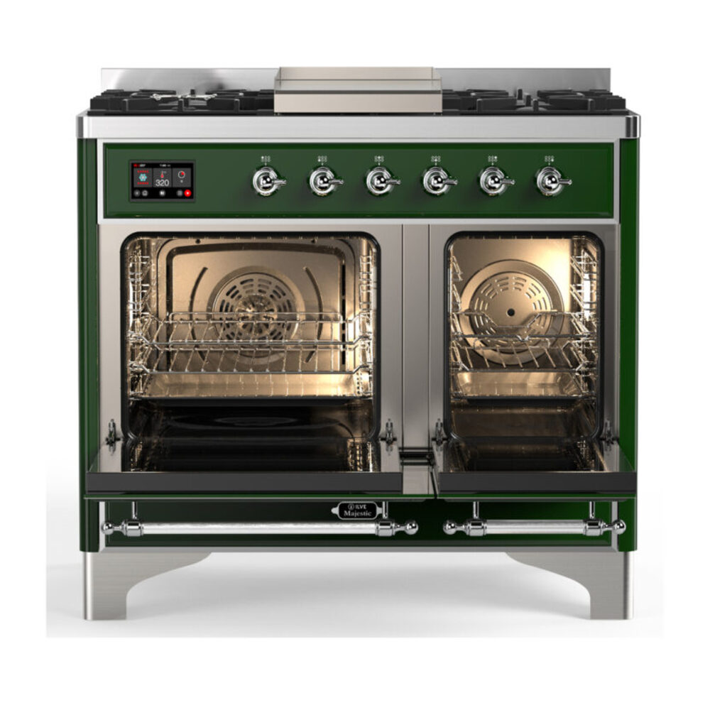 ILVE-UMD40FQNR3EGCLP-Double Oven Open View