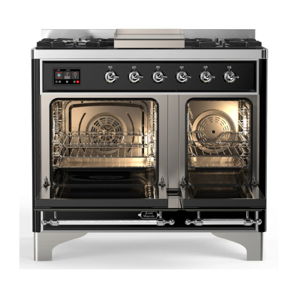 ILVE-UMD40FQNR3MGCLP-Double Oven Open View
