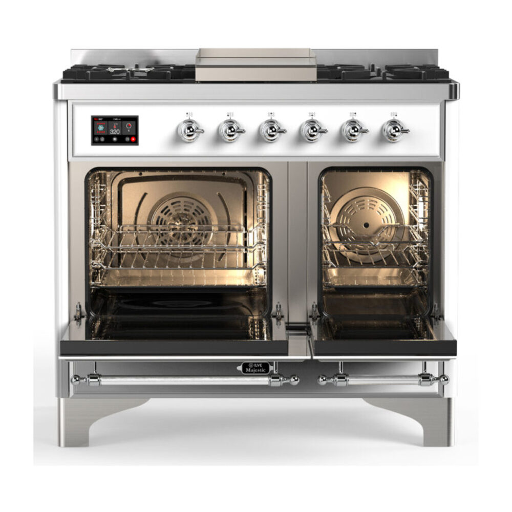 ILVE-UMD40FQNR3WHC-Double Oven Open View