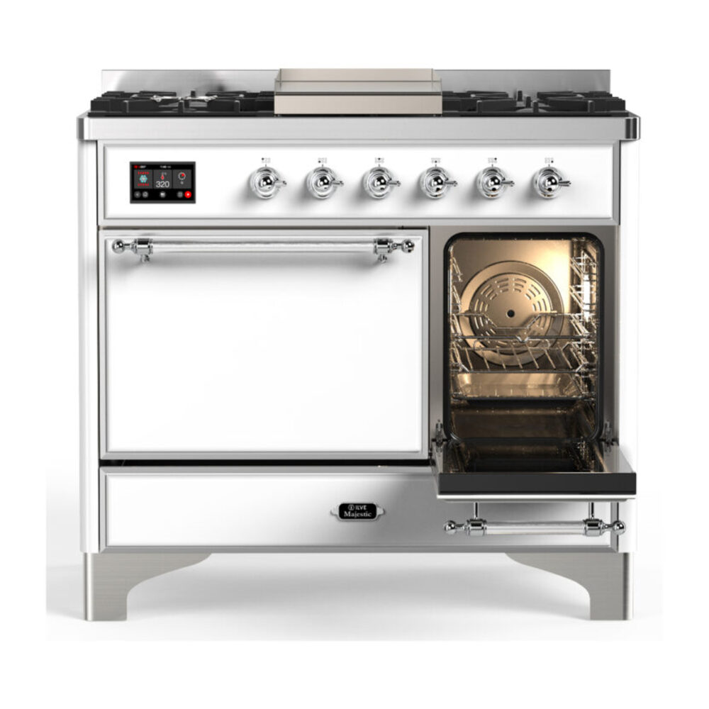 ILVE-UMD40FQNR3WHC-Secondary Oven Open View