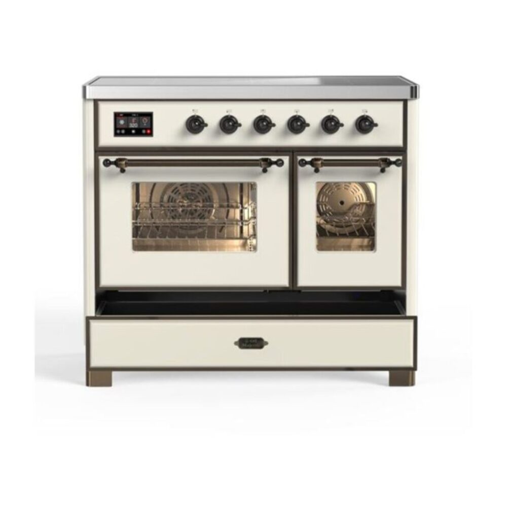 ILVE UMDI10F Majestic II 40 inch Induction Range with 6 Elements, Booster Function, Bridge Control, Residual Heat Indicator