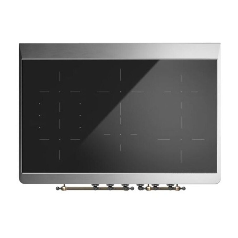 ILVE UMDI10F Majestic II 40 inch Induction Range with 6 Elements, Booster Function, Bridge Control, Residual Heat Indicator