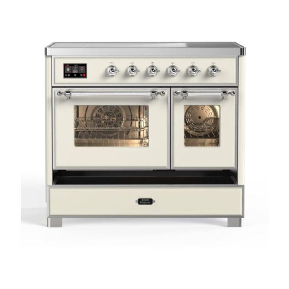 ILVE UMDI10F Majestic II 40 inch Induction Range with 6 Elements, Booster Function, Bridge Control, Residual Heat Indicator