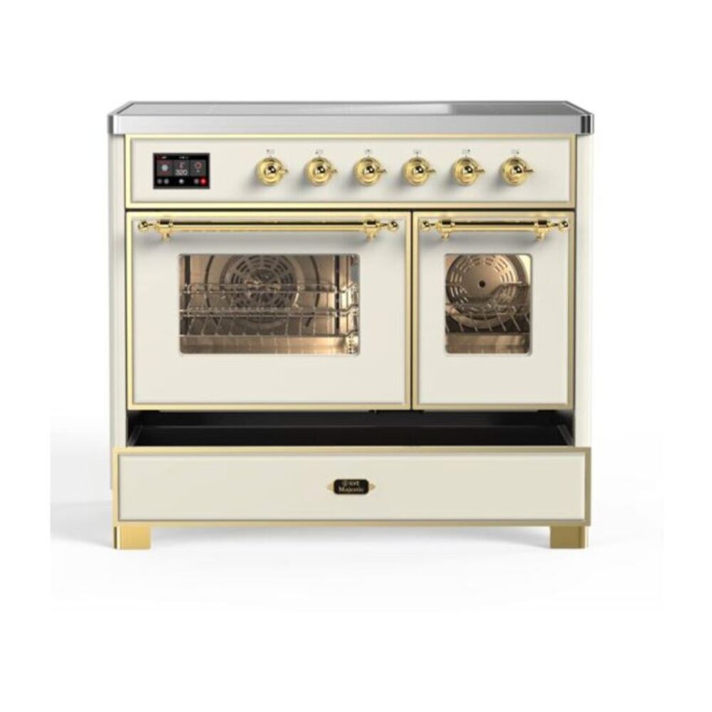 ILVE UMDI10F Majestic II 40 inch Induction Range with 6 Elements, Booster Function, Bridge Control, Residual Heat Indicator