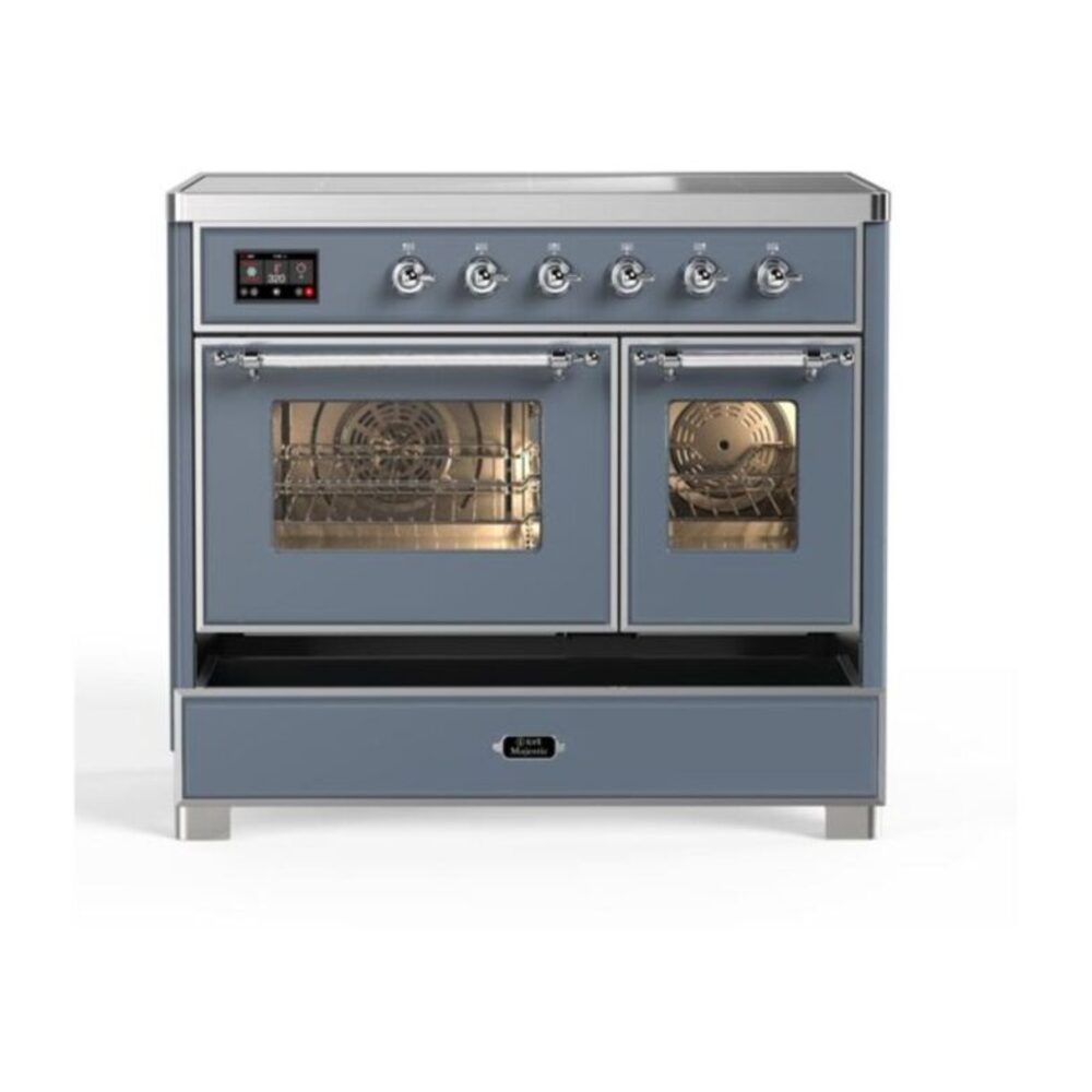 ILVE UMDI10F Majestic II 40 inch Induction Range with 6 Elements, Booster Function, Bridge Control, Residual Heat Indicator