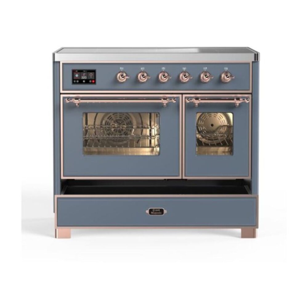 ILVE UMDI10F Majestic II 40 inch Induction Range with 6 Elements, Booster Function, Bridge Control, Residual Heat Indicator