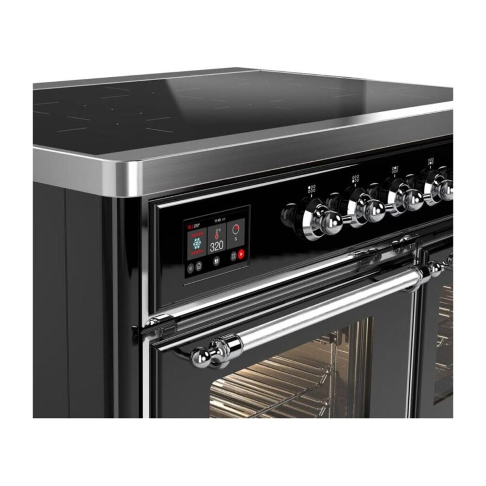 ILVE_UMDI10NS3BKC_Majestic_II_40"_Induction_Range_front_angle