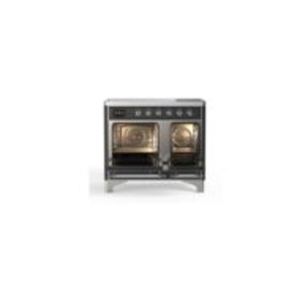 ILVE_UMDI10NS3BKC_Majestic_II_40"_Induction_Range_oven_opened