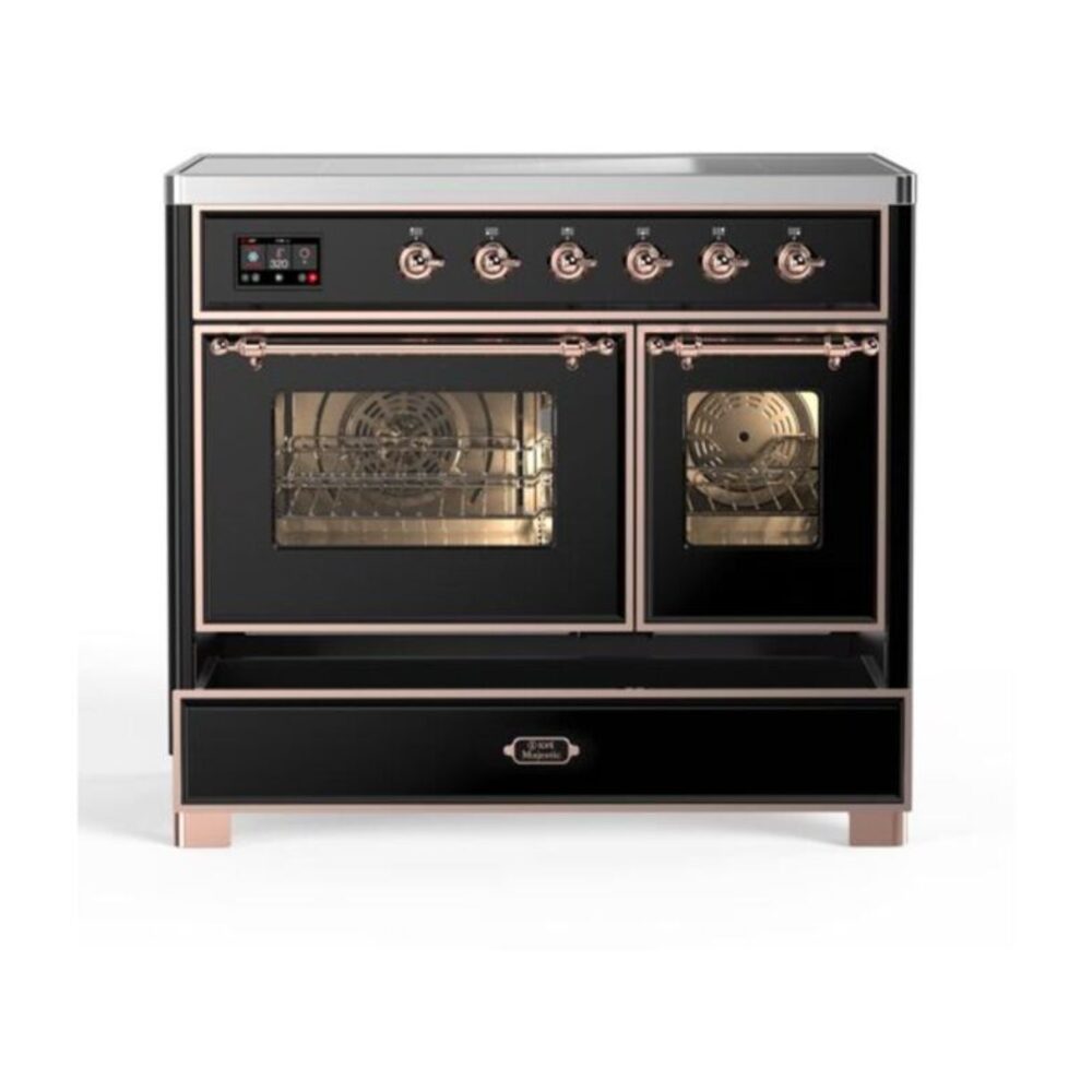 ILVE UMDI10F Majestic II 40 inch Induction Range with 6 Elements, Booster Function, Bridge Control, Residual Heat Indicator