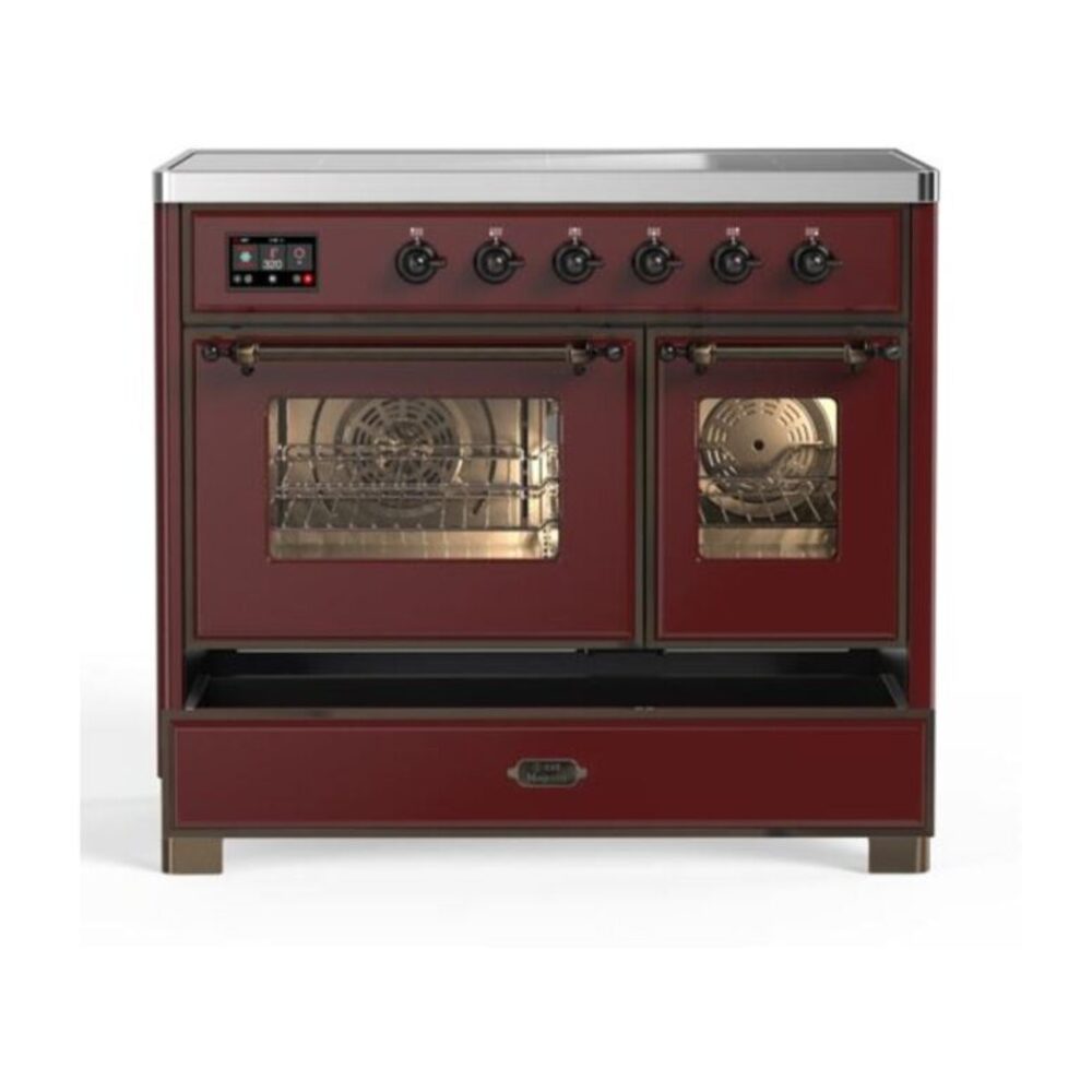 ILVE UMDI10F Majestic II 40 inch Induction Range with 6 Elements, Booster Function, Bridge Control, Residual Heat Indicator