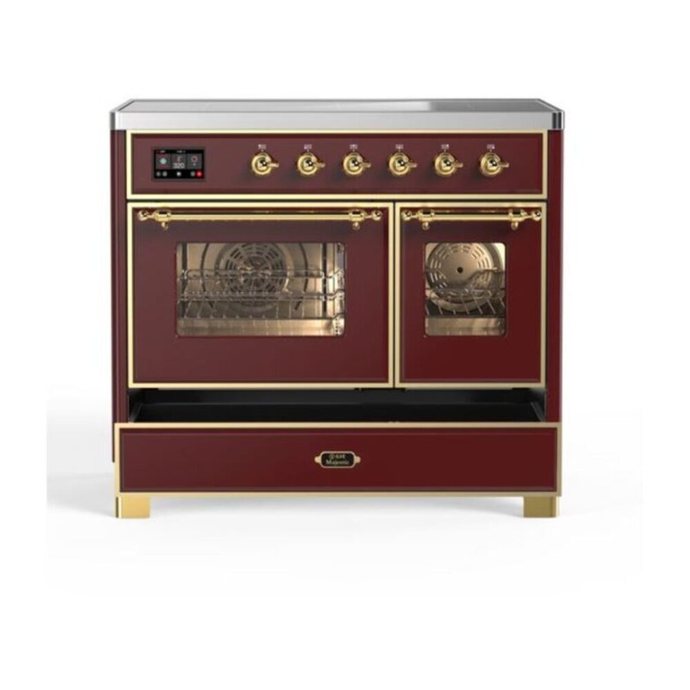ILVE UMDI10F Majestic II 40 inch Induction Range with 6 Elements, Booster Function, Bridge Control, Residual Heat Indicator