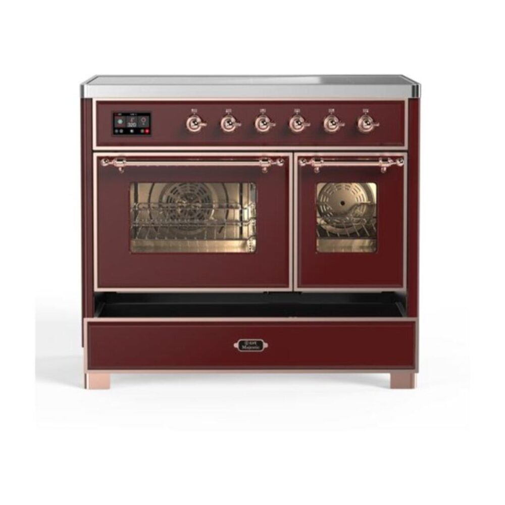 ILVE UMDI10F Majestic II 40 inch Induction Range with 6 Elements, Booster Function, Bridge Control, Residual Heat Indicator