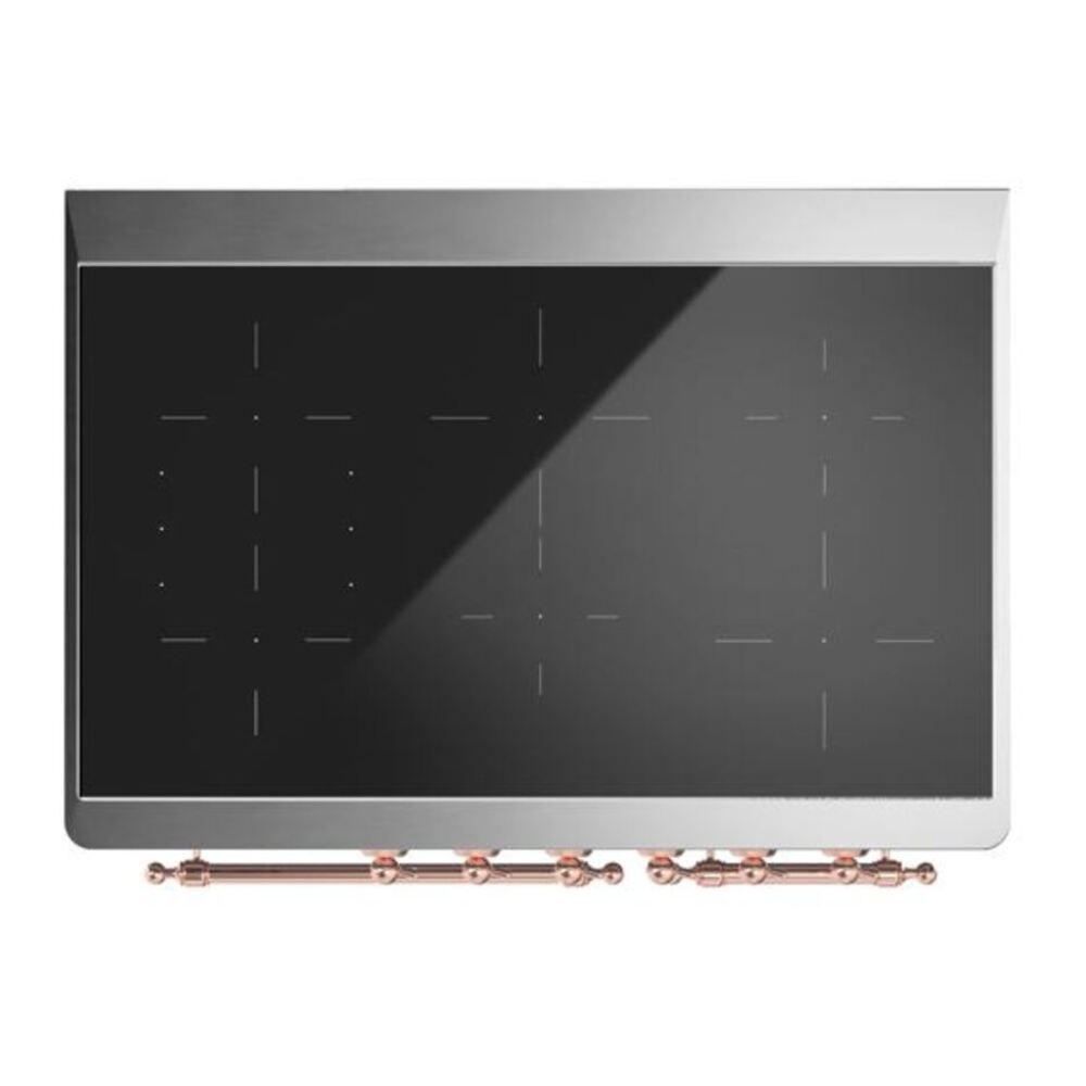 ILVE UMDI10NS3BUP Majestic II 40 inch Induction Range with 6 Elements, Booster Function, Bridge Control, Residual Heat Indicator (Triple Glass Door, Burgundy, Copper) 12 ILVE UMDI10F Majestic II 40 inch Induction Range with 6 Elements, Booster Function, Bridge Control, Residual Heat Indicator
