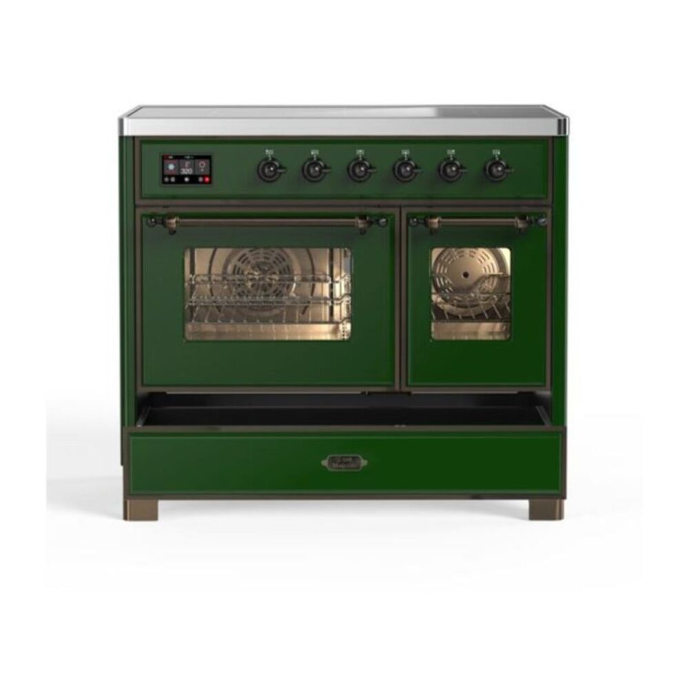 ILVE UMDI10F Majestic II 40 inch Induction Range with 6 Elements, Booster Function, Bridge Control, Residual Heat Indicator