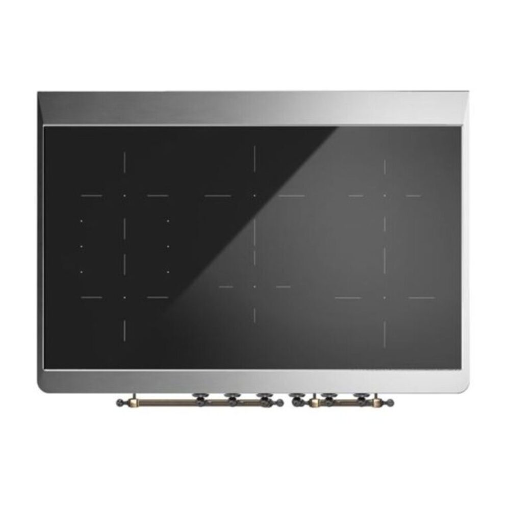 ILVE UMDI10F Majestic II 40 inch Induction Range with 6 Elements, Booster Function, Bridge Control, Residual Heat Indicator