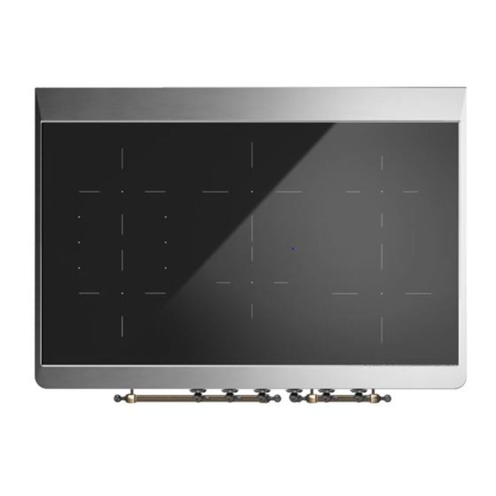 ILVE UMDI10NS3MBB Majestic II 40 inch Induction Range with 6 Elements, Booster Function, Bridge Control, Residual Heat Indicator (Triple Glass Door, Midnight Blue, Burnished) 12 ILVE UMDI10F Majestic II 40 inch Induction Range with 6 Elements, Booster Function, Bridge Control, Residual Heat Indicator