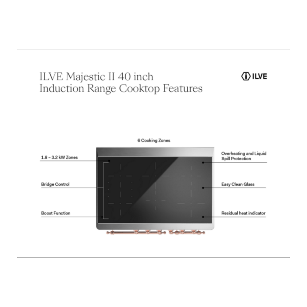 ILVE UMDI10F cootop features