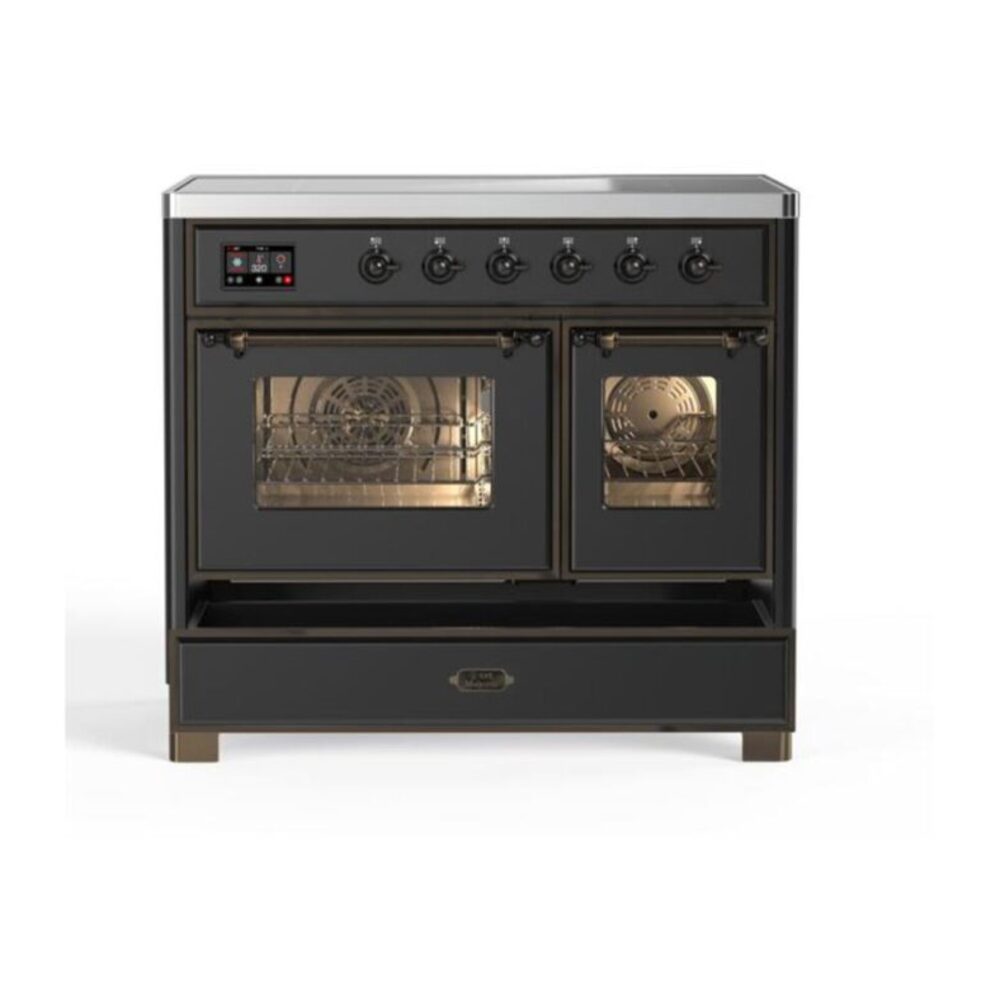 ILVE UMDI10F Majestic II 40 inch Induction Range with 6 Elements, Booster Function, Bridge Control, Residual Heat Indicator