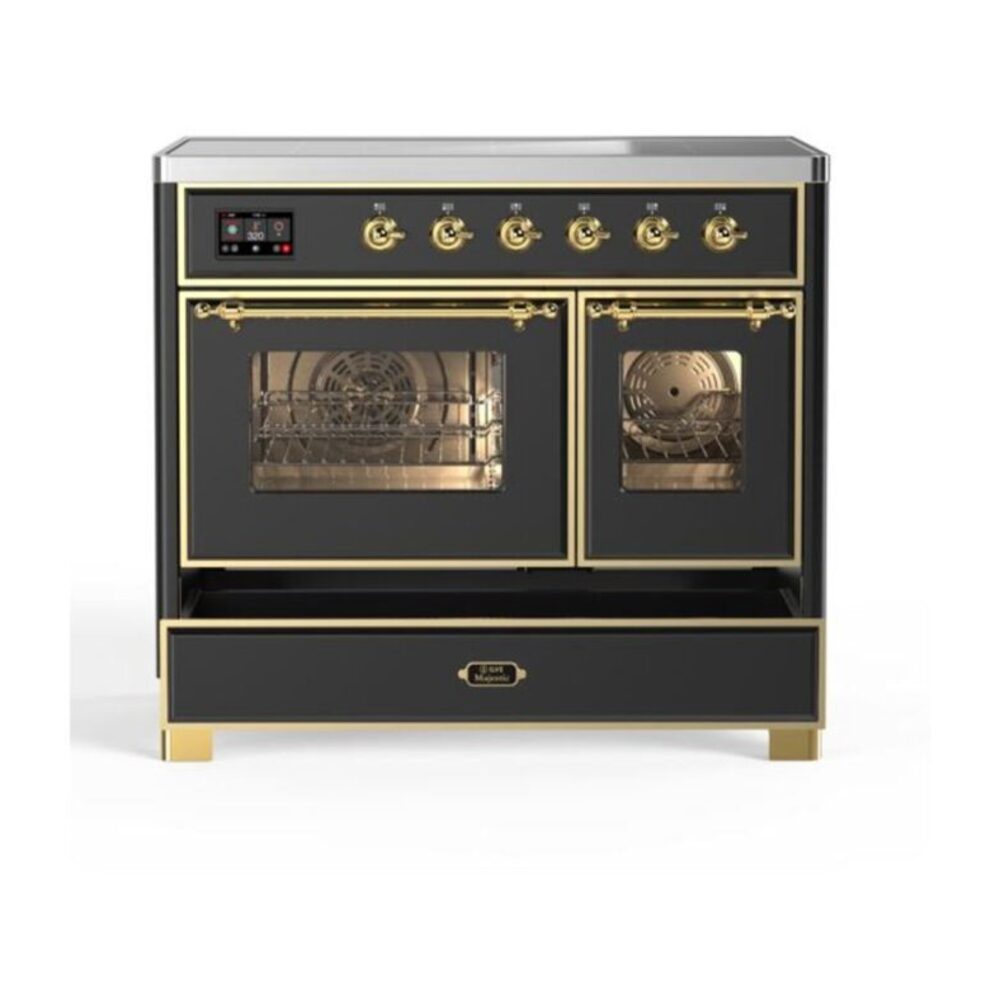ILVE UMDI10F Majestic II 40 inch Induction Range with 6 Elements, Booster Function, Bridge Control, Residual Heat Indicator