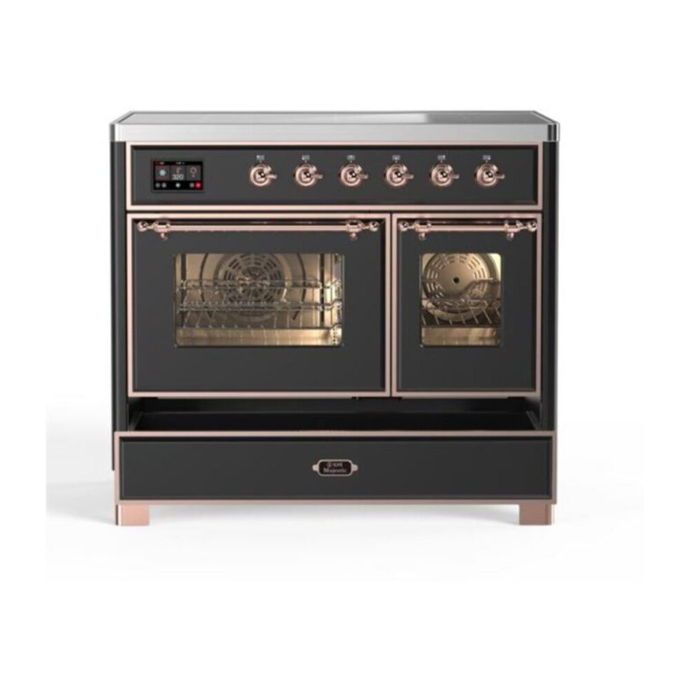 ILVE UMDI10F Majestic II 40 inch Induction Range with 6 Elements, Booster Function, Bridge Control, Residual Heat Indicator