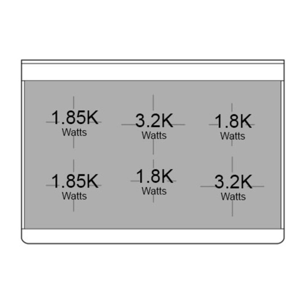 ILVE UMDI10NS3SSB Majestic II 40 inch Induction Range with 6 Elements, Booster Function, Bridge Control, Residual Heat Indicator (Triple Glass Door, Stainless Steel, Burnished) 13 Burner-Configuration