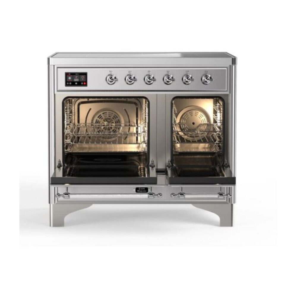 ILVE_UMDI10NS3SSC_Majestic_II_40"_Induction_Range_oven_opened