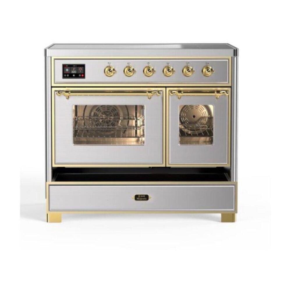 ILVE UMDI10F Majestic II 40 inch Induction Range with 6 Elements, Booster Function, Bridge Control, Residual Heat Indicator