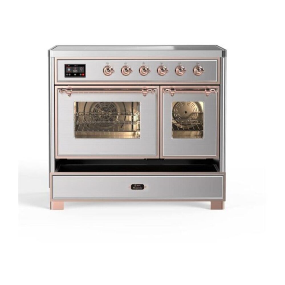 ILVE UMDI10F Majestic II 40 inch Induction Range with 6 Elements, Booster Function, Bridge Control, Residual Heat Indicator