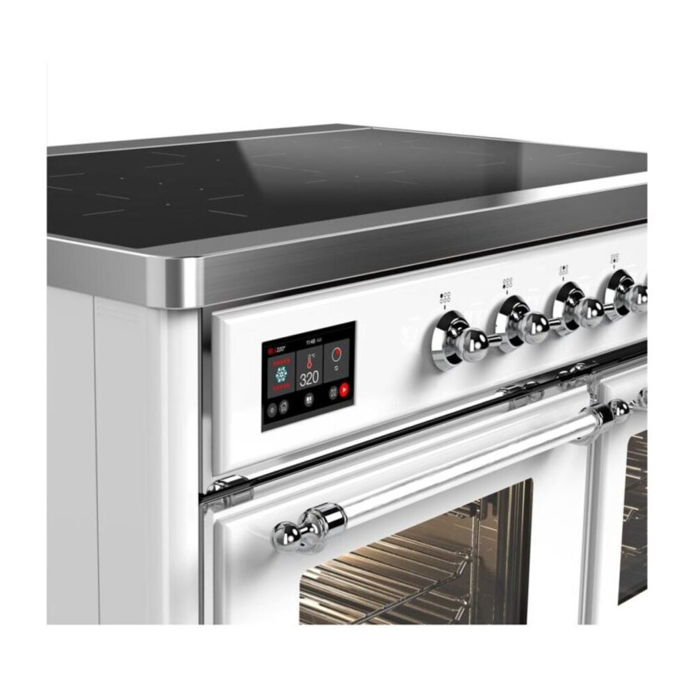 ILVE_UMDI10NS3WHC_Majestic_II_40"_Induction_Range_front